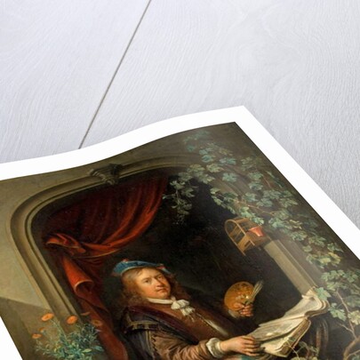 Self Portrait, c.1665 by Gerrit or Gerard Dou