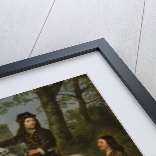 Equestrian Portrait of Cornelis and Michiel Pompe van Meerdervoort with their Tutor and Coachman, Starting for the Hunt, c.1652-53 by Aelbert Cuyp