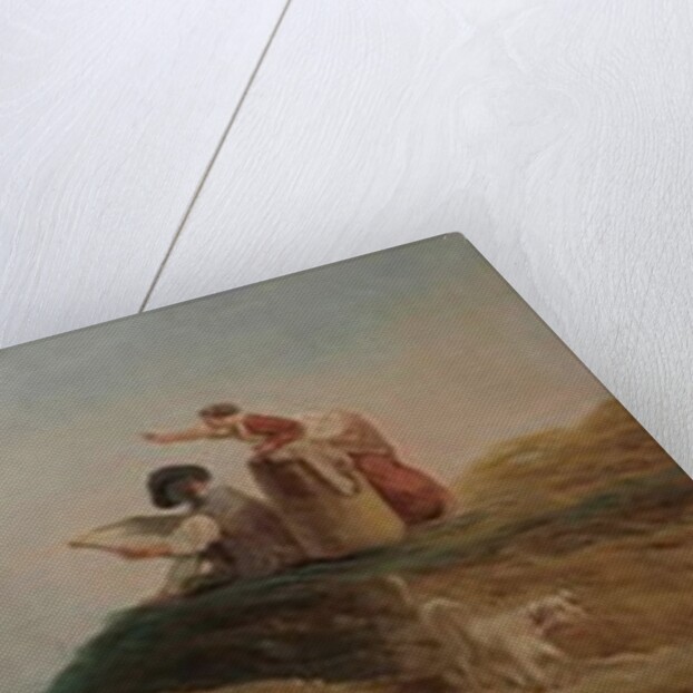 A Colonnade in Ruins by Hubert Robert