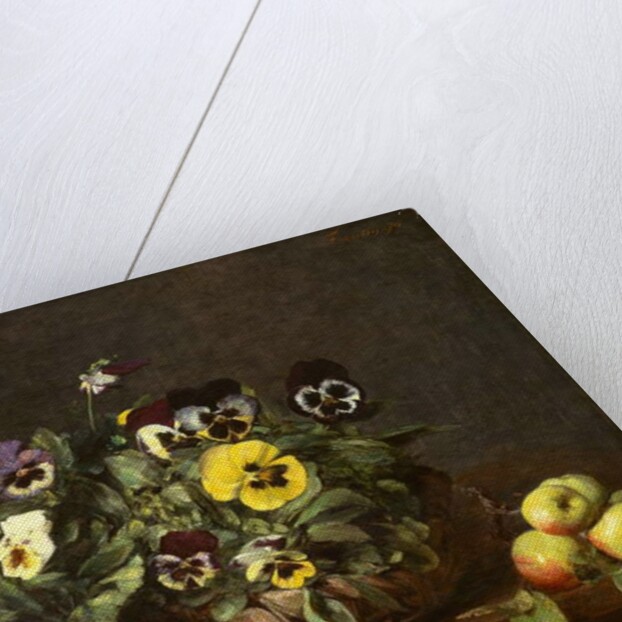 Still Life with Pansies, 1874 by Ignace Henri Jean Fantin-Latour