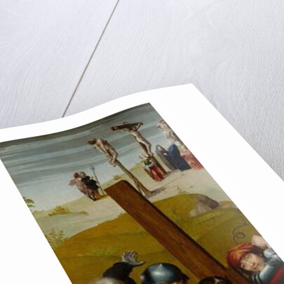 Christ Carrying the Cross, with the Crucifixion, c.1510 by Gerard David