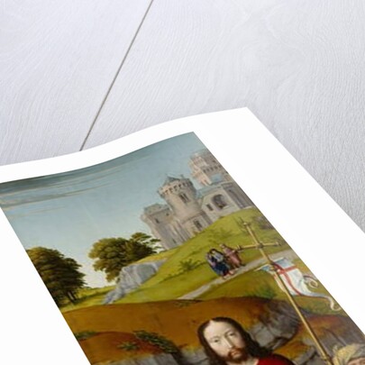 The Resurrection, with the Pilgrims of Emmaus, c.1510 by Gerard David