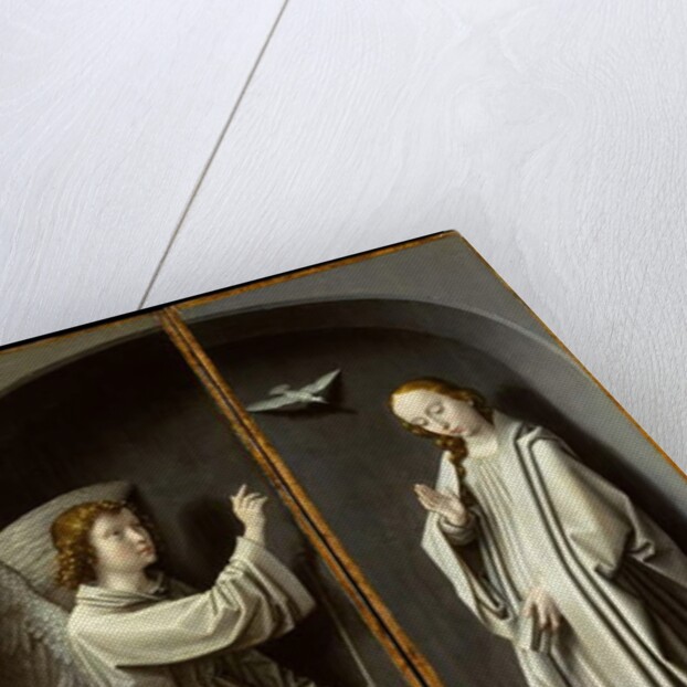 Archangel Gabriel; The Virgin Annunciate, c.1510 by Gerard David