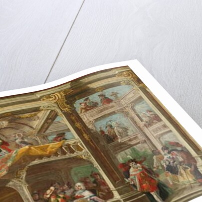 A Masked Ball in Bohemia, c.1748 by Austrian School