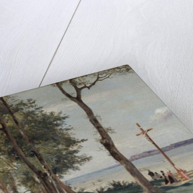 Honfleur: Calvary, c.1830 by Jean Baptiste Camille Corot