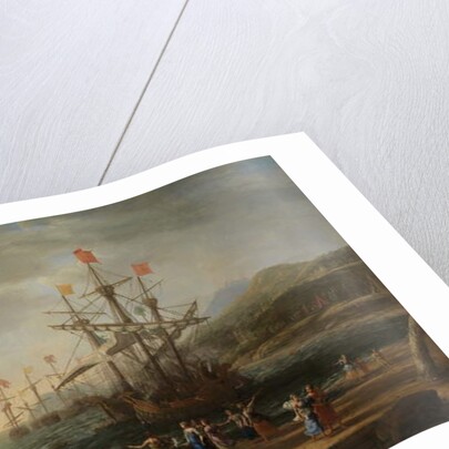 The Trojan Women Setting Fire to Their Fleet, c.1643 by Claude Lorrain (1600-82)