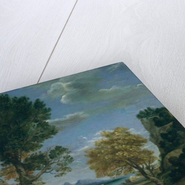 Landscape with Moses and the Burning Bush, 1610-16 by Domenichino (1581-1641)