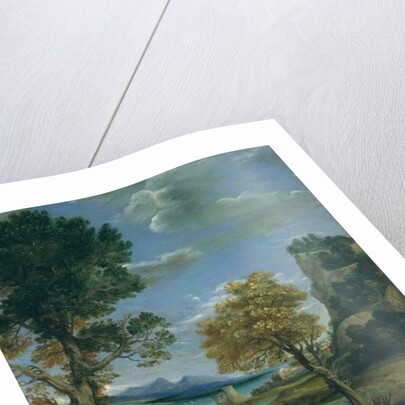 Landscape with Moses and the Burning Bush, 1610-16 by Domenichino (1581-1641)