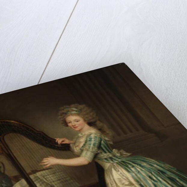 Self-Portrait with a Harp, 1791 by Rose Adelaide Ducreux