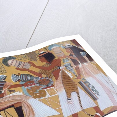 Ipuy and Wife Receive Offerings from Their Children, c.1279–1213 BC by Norman de Garis Davies