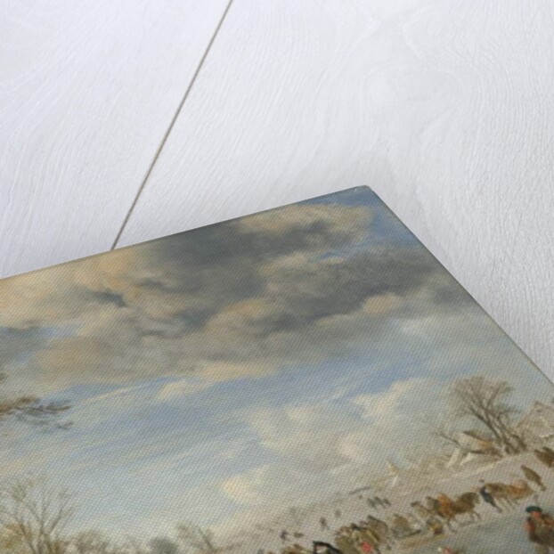 Winter in Holland, Skating Scene, 1645 by Aert van der Neer