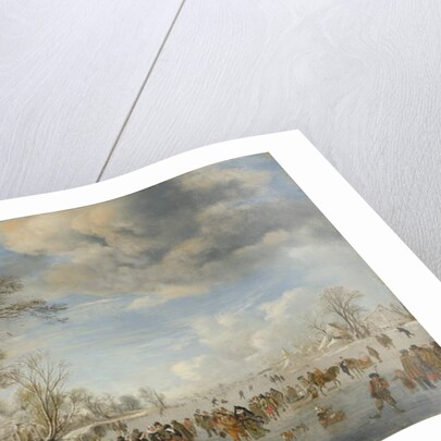 Winter in Holland, Skating Scene, 1645 by Aert van der Neer