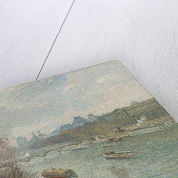 The Louvre, Afternoon, Rainy Weather, 1900 by Camille Pissarro