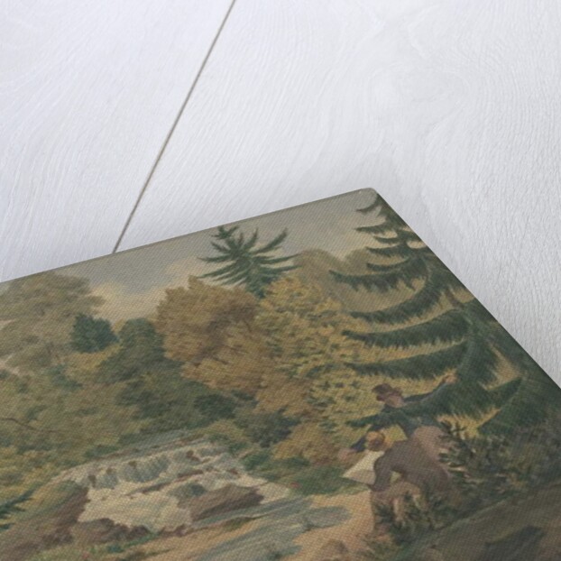 View of the Second Falls on the Sawkill River, c.1840 by John Rubens Smith