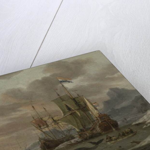 Whaling Grounds in the Arctic Ocean, 1665 by Abraham Storck