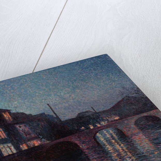 The River Sambre in Charleroi, 1896 by Maximilien Luce