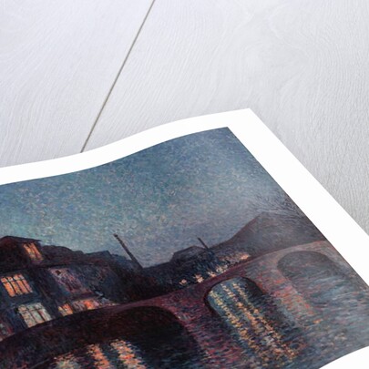 The River Sambre in Charleroi, 1896 by Maximilien Luce