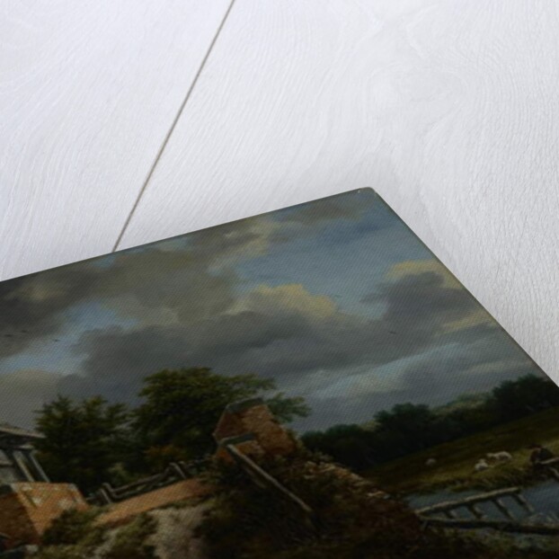 Bridge with a Sluice, 1648-9 by Jacob Isaaksz. or Isaacksz. van Ruisdael