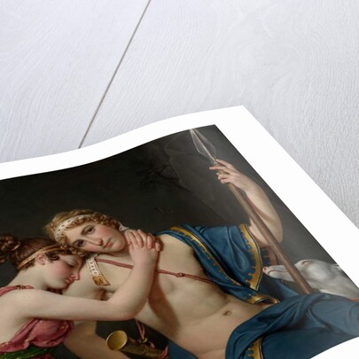 The Farewell of Telemachus and Eucharis, 1818 by Jacques Louis David