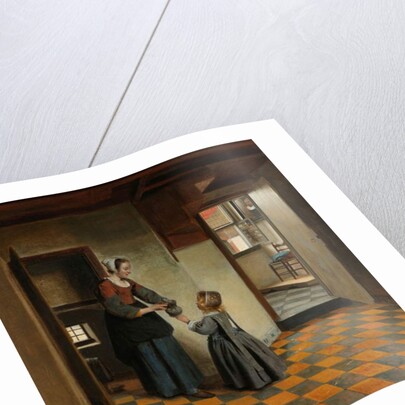 Woman with a Child in a Pantry, c.1656-60 by Pieter de Hooch