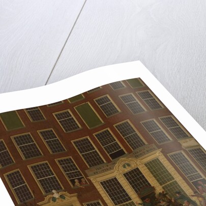 The Bookshop and Lottery Agency of Jan de Groot in the Kalverstraat in Amsterdam, 1779 by Isaak Ouwater