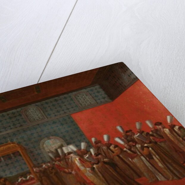 Ambassador Cornelis Calkoen at his Audience with Sultan Ahmed III, c.1727-30 by Jean Baptiste Vanmour