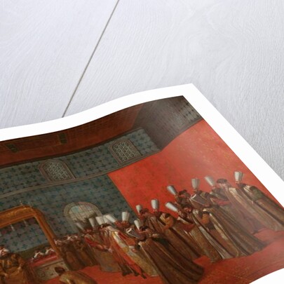 Ambassador Cornelis Calkoen at his Audience with Sultan Ahmed III, c.1727-30 by Jean Baptiste Vanmour