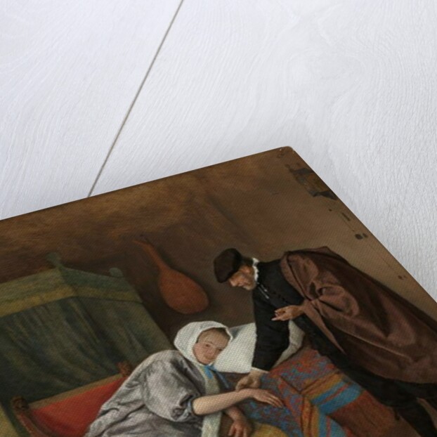 The Sick Woman, c. 1663-66 by Jan Havicksz. Steen