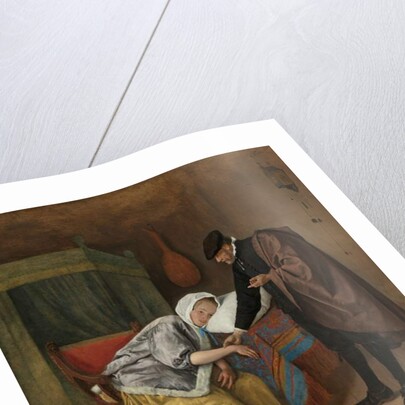 The Sick Woman, c. 1663-66 by Jan Havicksz. Steen