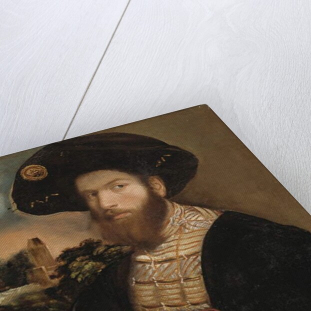 Portrait of a Man Wearing a Black Beret, c.1530 by Dosso Dossi