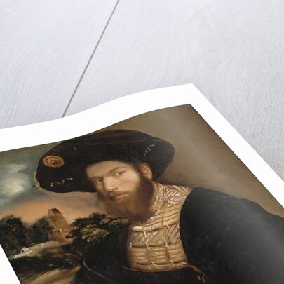 Portrait of a Man Wearing a Black Beret, c.1530 by Dosso Dossi