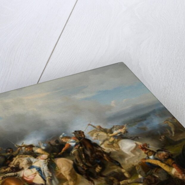 Death of King Gustav II Adolf of Sweden at the Battle of Lützen, 1855 by Carl Wahlbom