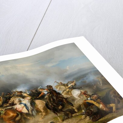 Death of King Gustav II Adolf of Sweden at the Battle of Lützen, 1855 by Carl Wahlbom