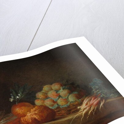 Still Life with Brioche, Fruit and Vegetables, 1775 by Anne Vallayer-Coster