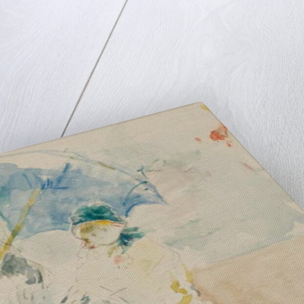 At the Beach in Nice, 1882 by Berthe Morisot