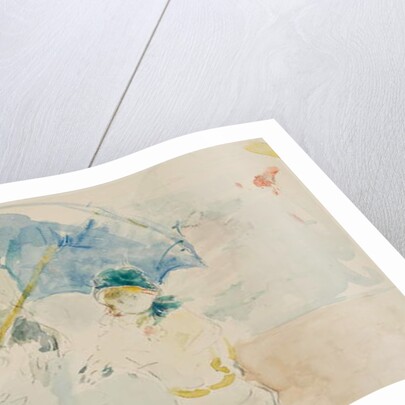 At the Beach in Nice, 1882 by Berthe Morisot