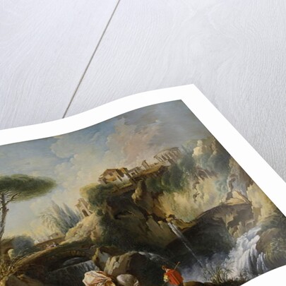 View of Tivoli with the Temple of Vesta, c.1749 by Francois Boucher