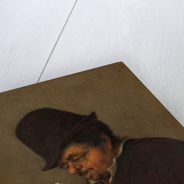 Old Peasant Reading a Paper, c.1647 by Adriaen Jansz. van Ostade
