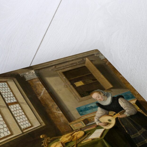 Lady Playing the Lute, c.1610 by Hendrik the Younger Steenwyck