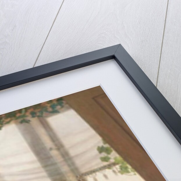 Interior with mother and daughter by a window, 1853 by Ludvig August Smith
