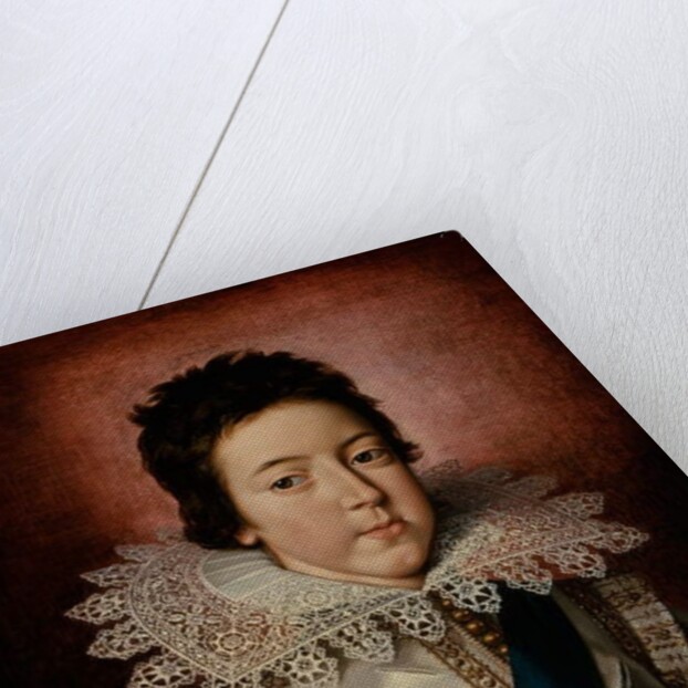 Portrait of Louis XIII, King of France, as a boy, c.1616 by Frans II Pourbus
