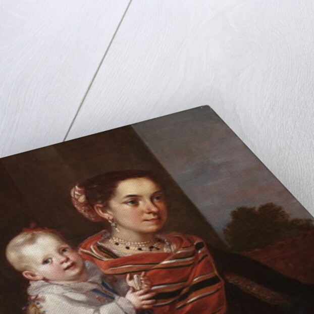 Morisca Woman and Albino Girl, c.1750 by Mexican School