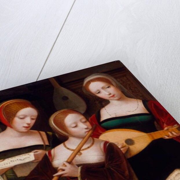 Three Musicians, c.1530 by Master of the Female Half Lengths