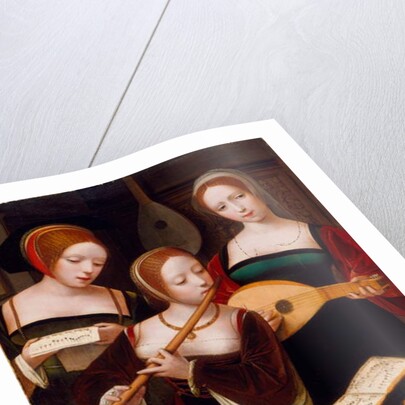 Three Musicians, c.1530 by Master of the Female Half Lengths