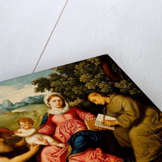 Madonna and child with Saints Jerome and Francis, c.1525 by Paris Bordone