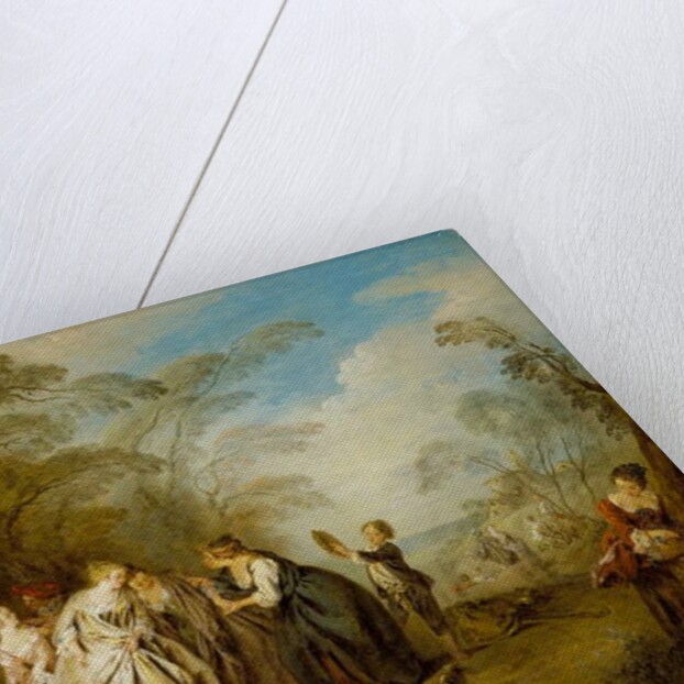 The Fortune Teller, 1731 by Jean-Baptiste Joseph Pater