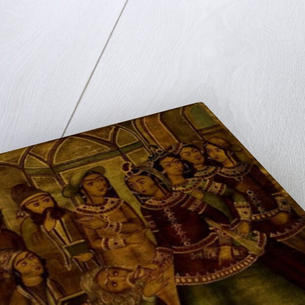 Shaykh Sanan and the Christian Maiden by School Qajar