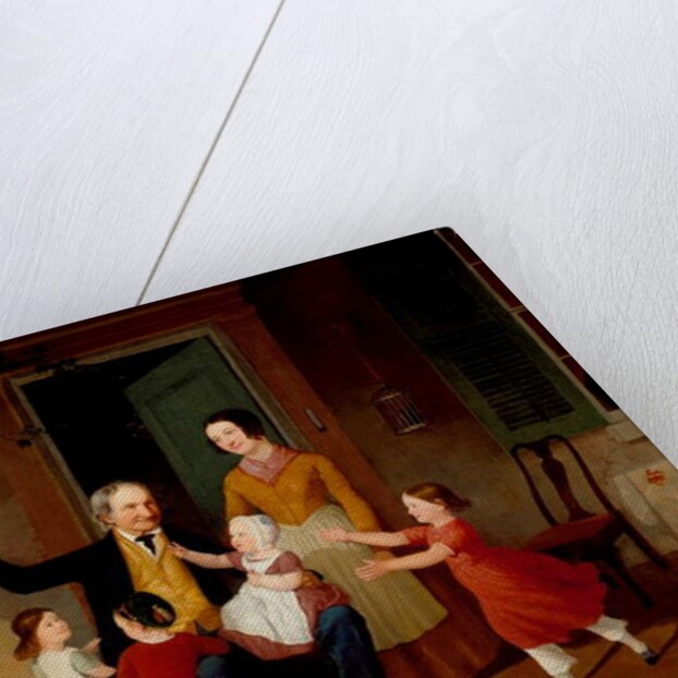 A Visit from Grandfather, c.1850 by James Goodwin Clonney