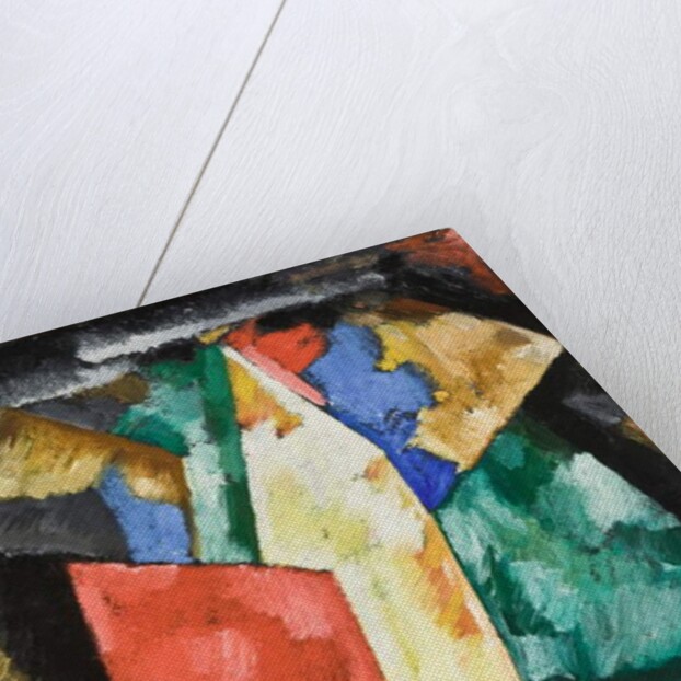 Abstraction; Blue, Yellow and Green, c.1913 by Marsden Hartley