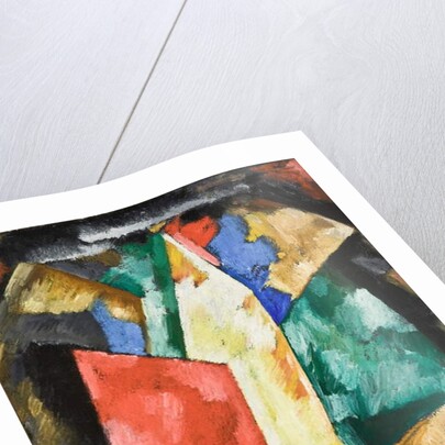 Abstraction; Blue, Yellow and Green, c.1913 by Marsden Hartley